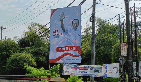 Ramai Baliho Cabup Jepara Berlambang Gerindra, DPC: ‘Turunkan atau Hapus Logo Partai&nbsp;Kami’