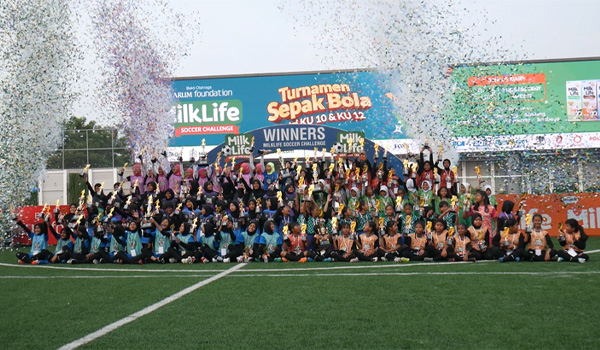 SDUT Bumi Kartini Jepara Pertahankan Gelar Juara MilkLife Soccer Chalenge Kudus