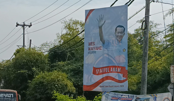 Bawaslu Jepara Angkat Suara Soal Penurunan Paksa Baliho Syaiful Anam
