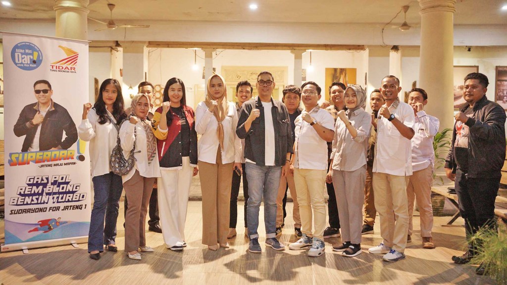 Anak Muda Kreatif Pati Deklarasi Dukung Sudaryono, Valerie: ‘Gas Pol Rem&nbsp;Blong’