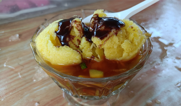 Inovasi Rujak Crobo Khas Orang Mitoni Berpadu dengan Es Krim di Jepara
